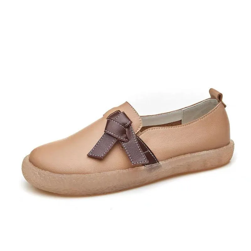 

Womens Derby Shoes Autumn Elegant Shallow Mouth Round Toe Female Footwear Casual Sneaker Leather Small Fall Dress New Retro