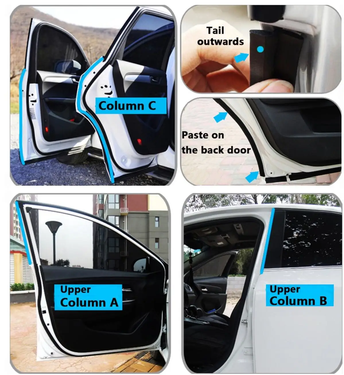 Z тип автомобильный резиновый уплотнитель двери полосы для DAIHATSU terios sirion yrv шарад