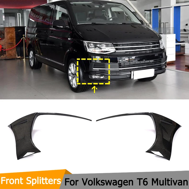 Передний бампер автомобиля боковые вентиляционные отделки для Volkswagen T6 Multivan 2015-2019
