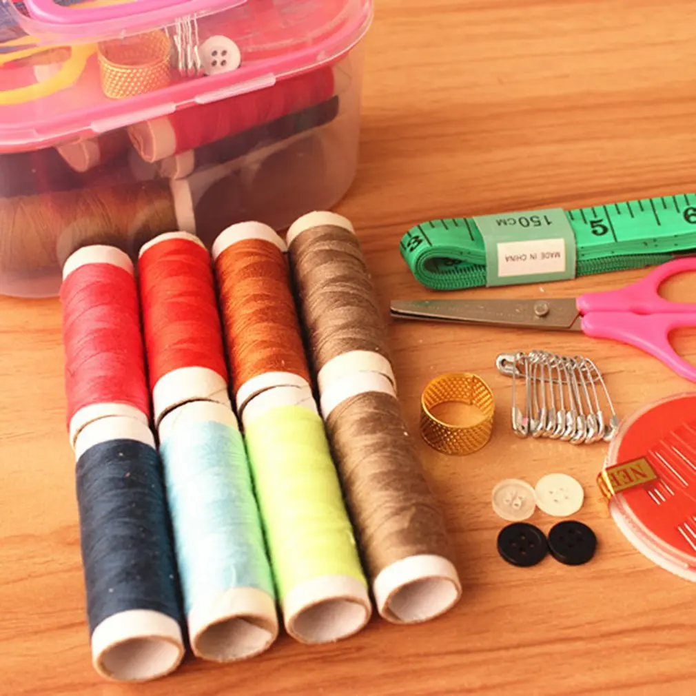 DIY швейная коробка многофункциональный дорожный швейный набор игольчатое