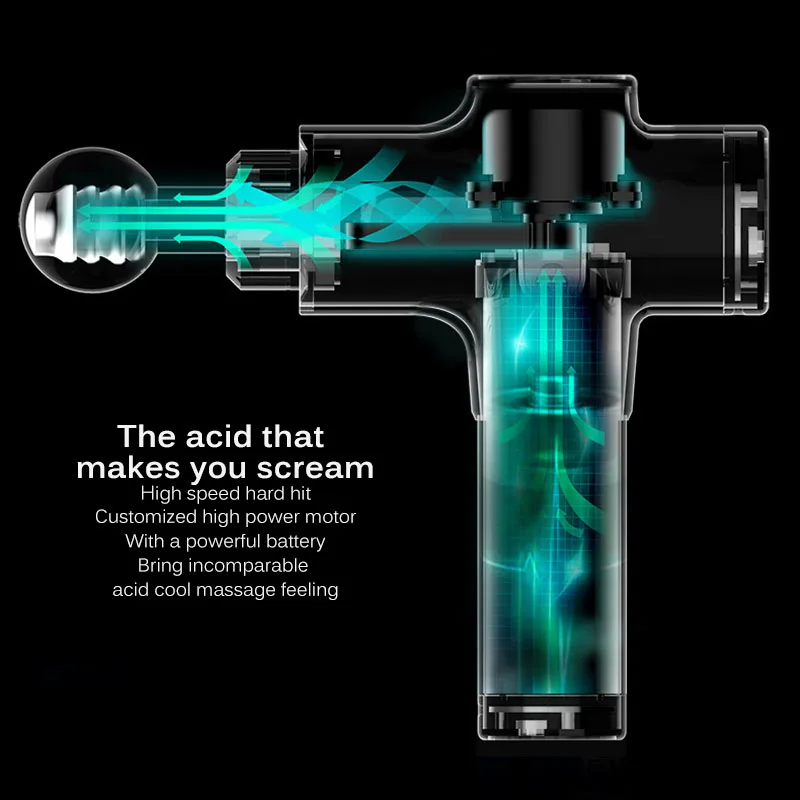 

Электрический массажер для фитнеса, высокочастотный перкуссионный Массажер для расслабления мышц и всего тела