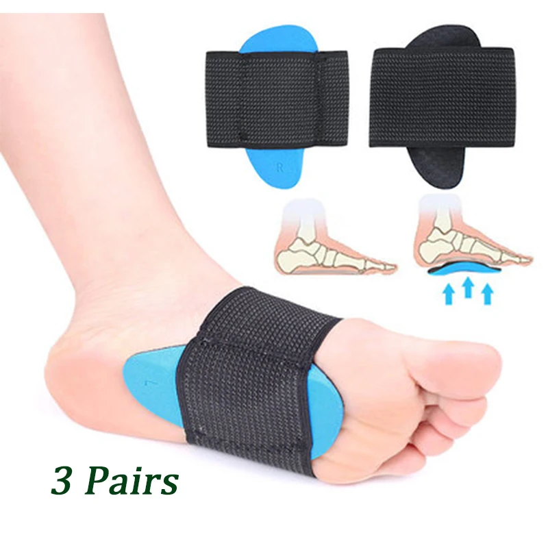 

Стельки ортопедические, для коррекции плоскостопия, подошвенного фасциита, 3 пары