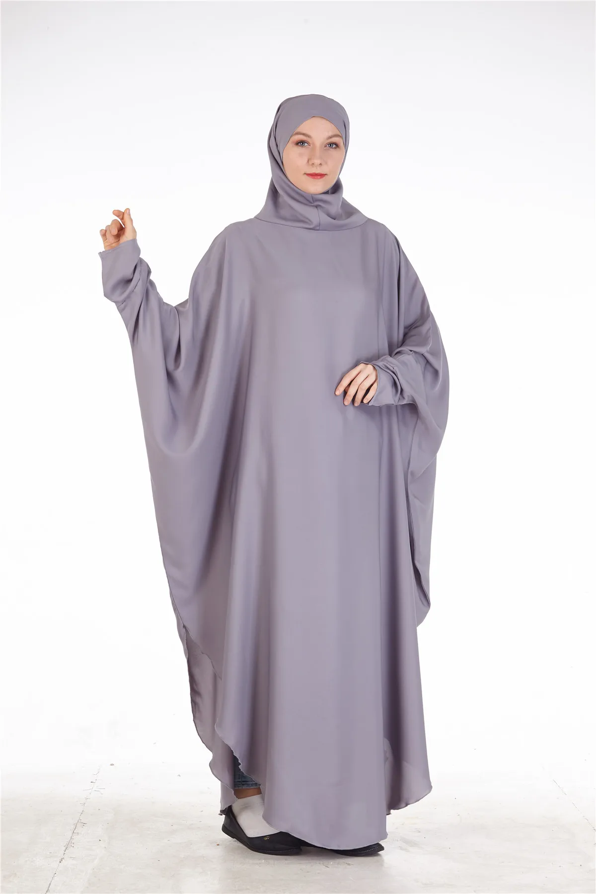 

Muslim Fashion Prayer Dress Jilbab Islam Clothing Abaya Khimar Long Hijab Dress Niqab Djellaba Femme Ramadan Vestidos Burka 522
