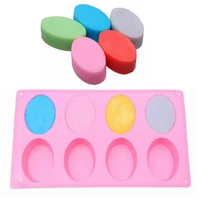 oval egg shape cavities silicone cake mold chocolate biscuit molds cheesecake moulds pudding molding for diy bakery kitchen tool