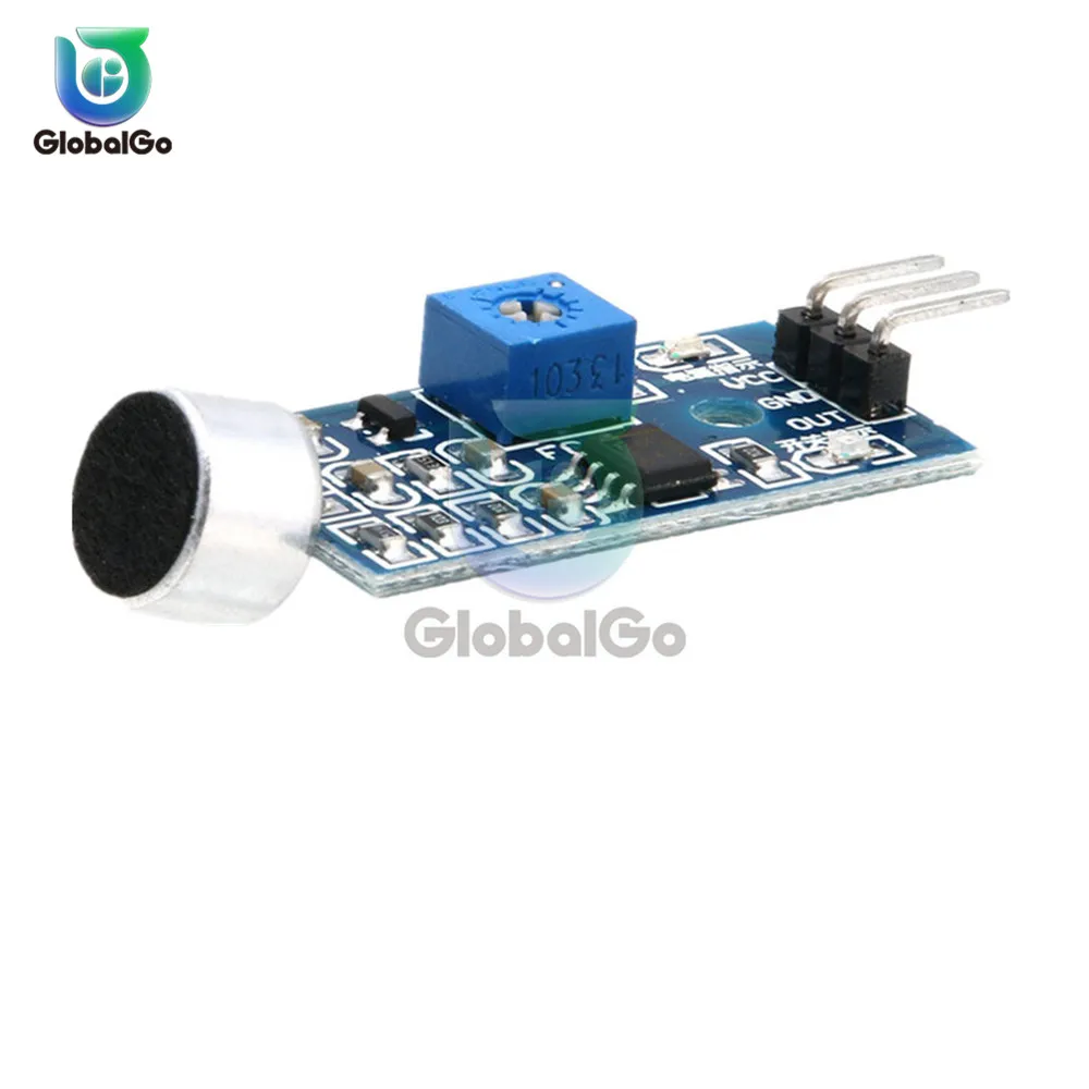3-контактный голосовой модуль датчика обнаружения звука Интеллектуальный
