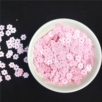 350pcslot 6mm baby pink sequins paillettes flowers center holes sew sequin women garments diy sewing materials loose sequins