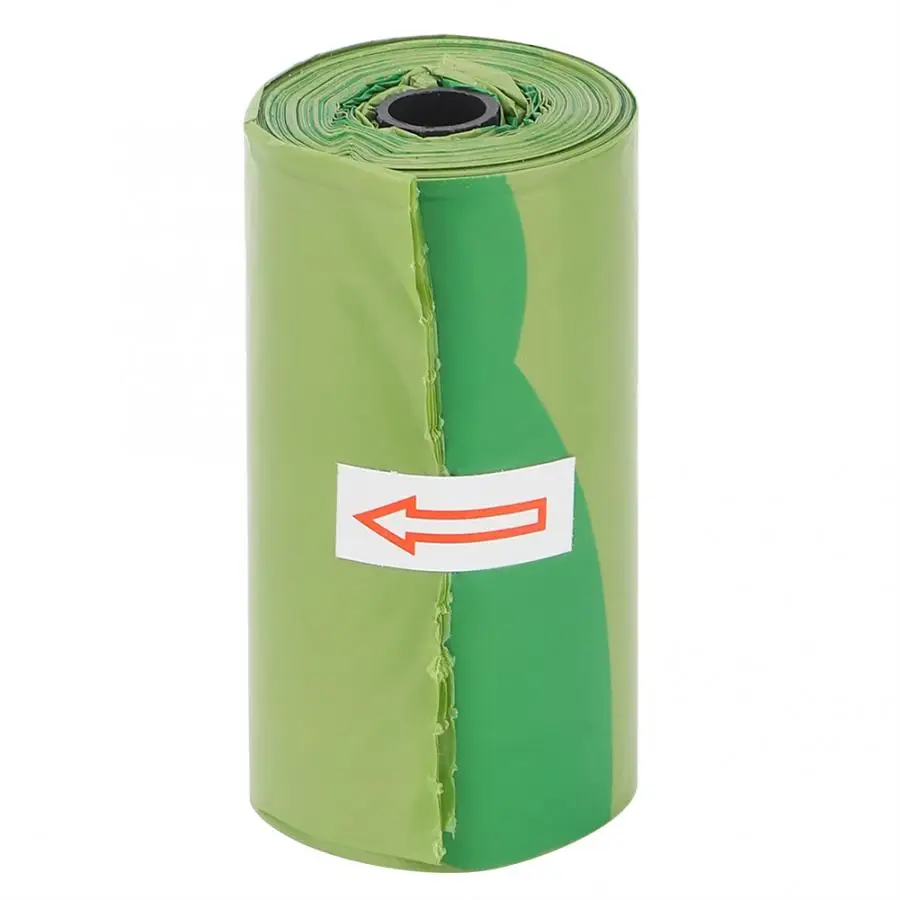 8 рулонов/120 шт. зеленые пластиковые пакеты для мусора | Дом и сад