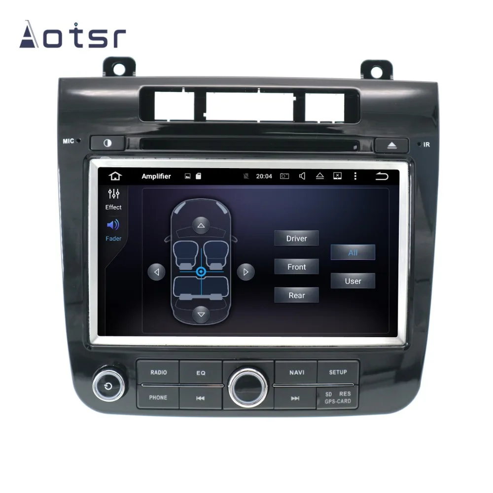 DSP Android 9,0 автомобильный DVD мультимедийный плеер gps навигация для VW Touareg 2010- Авто Радио Стерео головное устройство магнитофон 64G