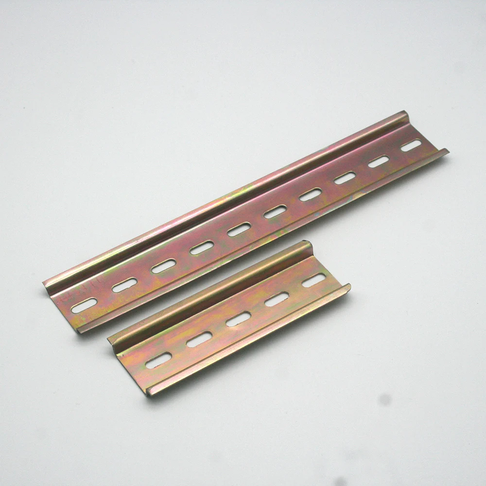 Универсальный тип 35 мм алюминиевая шлицевая din-рейка для C45 DZ47 клеммные блоки контактор din-рейка клеммные блоки