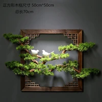 home decor80cm simulated plant guest greeting pine wall mounted photo frame decorated living room background wall for decoration