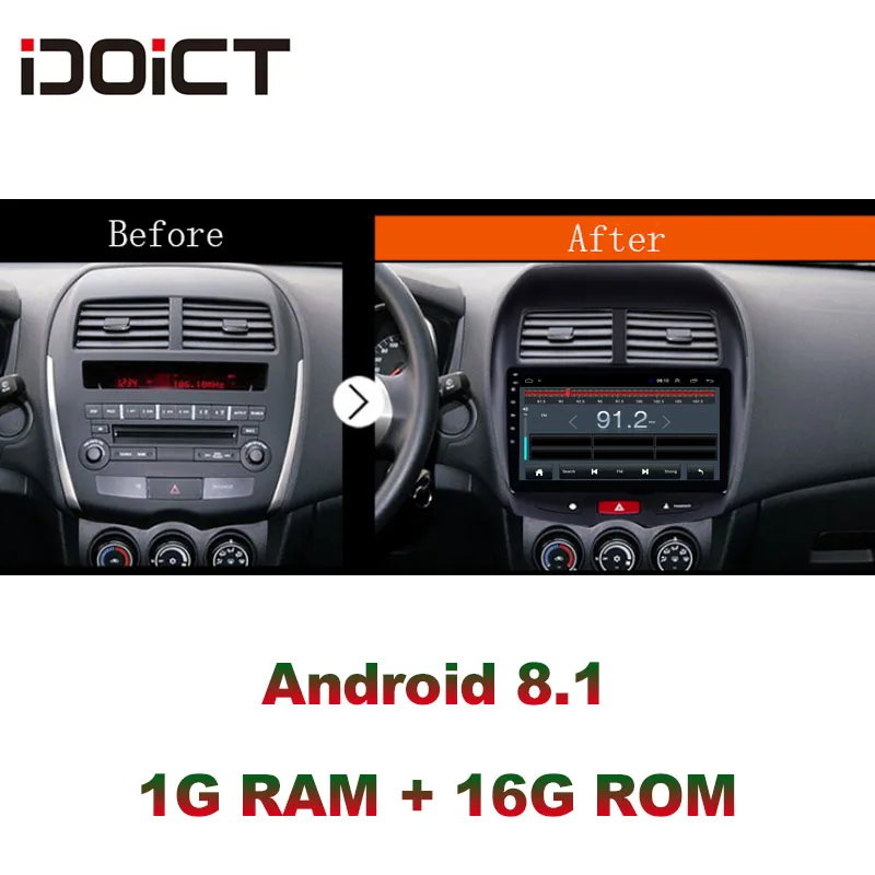 Автомобильный DVD плеер IDOICT Android 8 1 с GPS навигацией мультимедийный проигрыватель