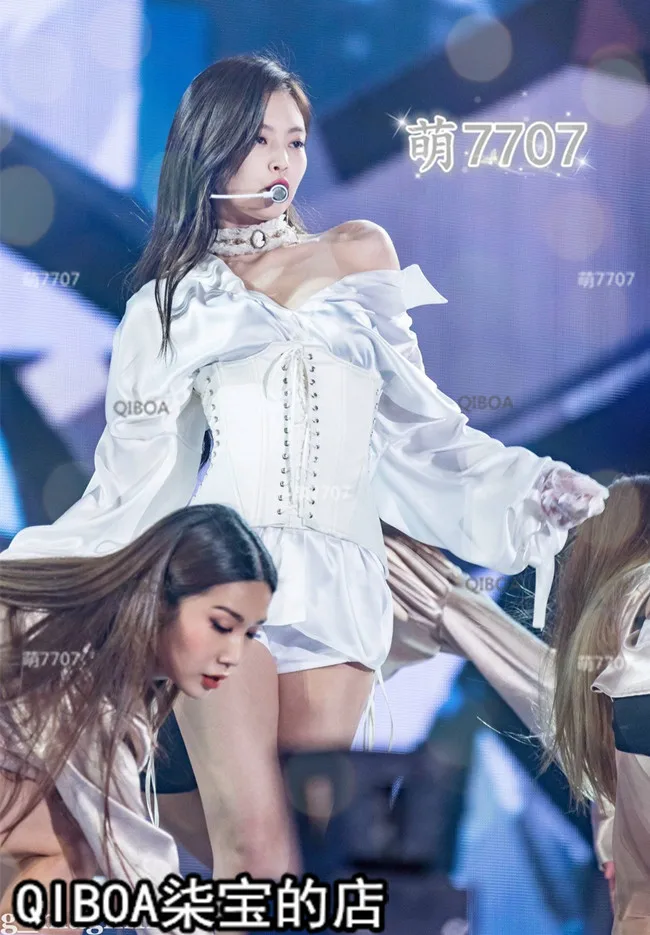 Kpop черно-розовая рубашка с длинными рукавами для женщин, одежда для сцены, жилет на шнуровке, сексуальные шорты, Женский комплект из двух предметов