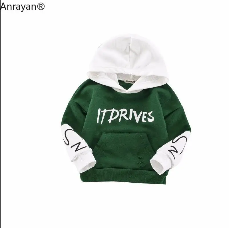 Новинка весенне осенняя модная одежда для малышей хлопковая толстовка с