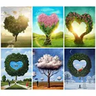 Алмазная 5d картина сделай сам, Набор для вышивки крестиком с изображением дерева, пейзажа, мозаика, домашний декор картины на стену декордекор на стенунаклейки на стену вышивка крестом наборы алмазная