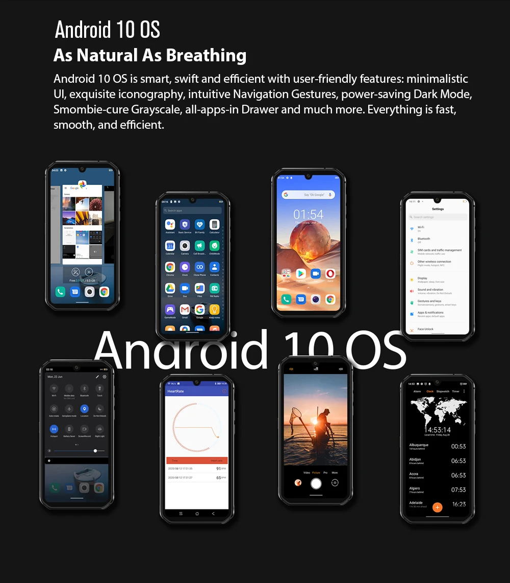 Смартфон Blackview BV9900E Android 10 Helio P90 восемь ядер 6 + 128 ГБ IP68 защищенный мобильный
