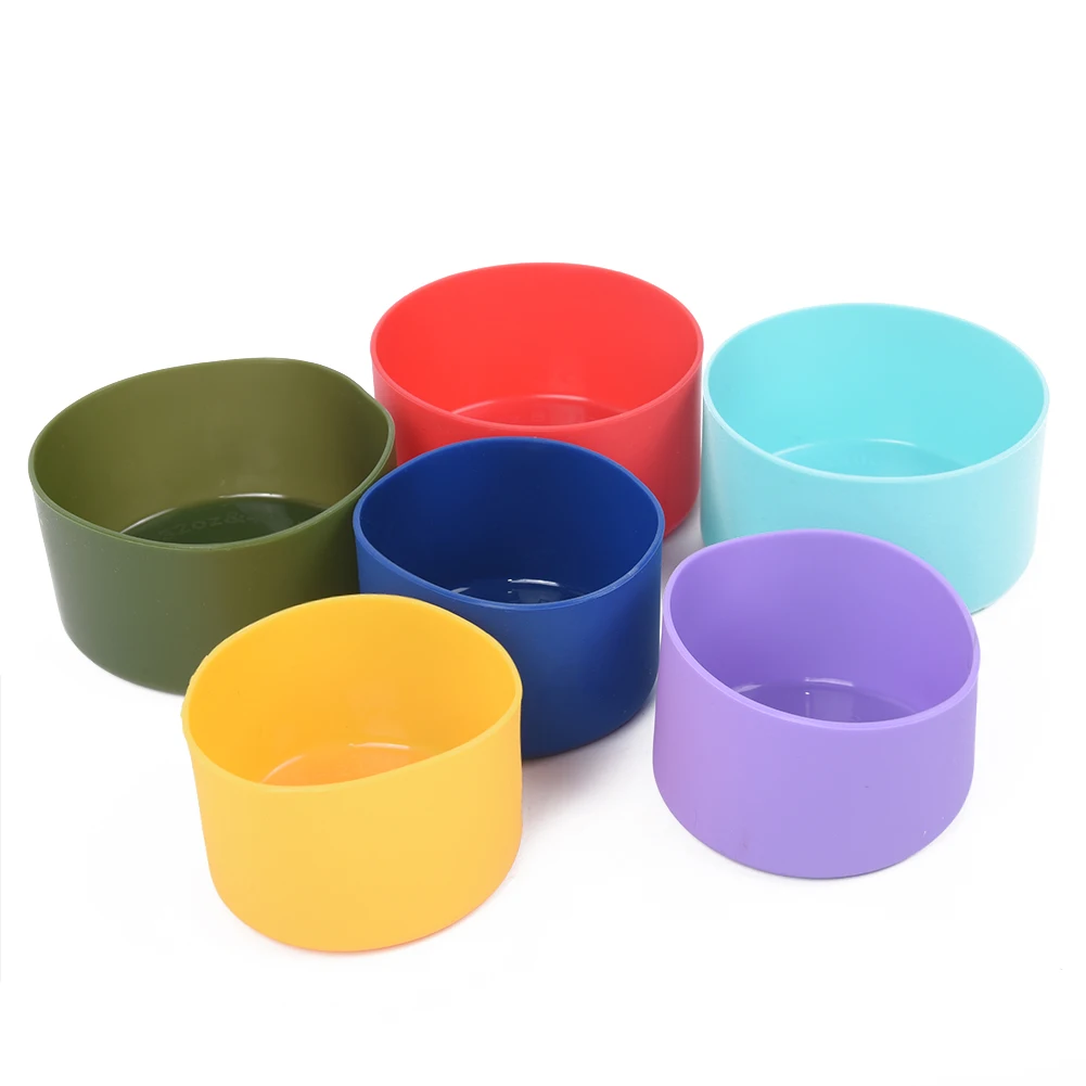 Противоскользящие силиконовые чехлы для бутылок 12 и 24 унции 7 5 см подходят воды