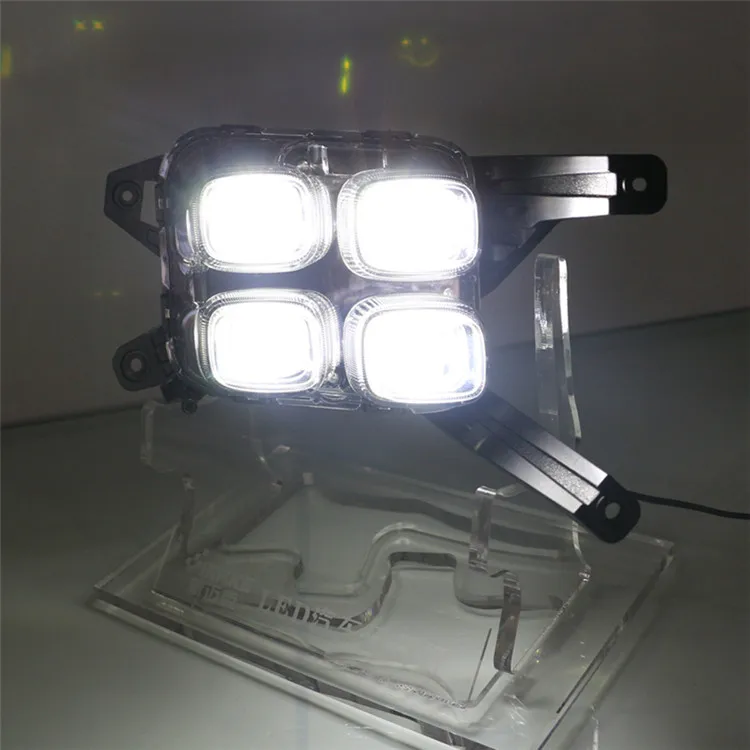 For KIA Sportage QL kx5 2016 2017 2018 LED Fog Light Lamp Daytime Running Set Auto Car White DRL KX5 | Автомобили и мотоциклы