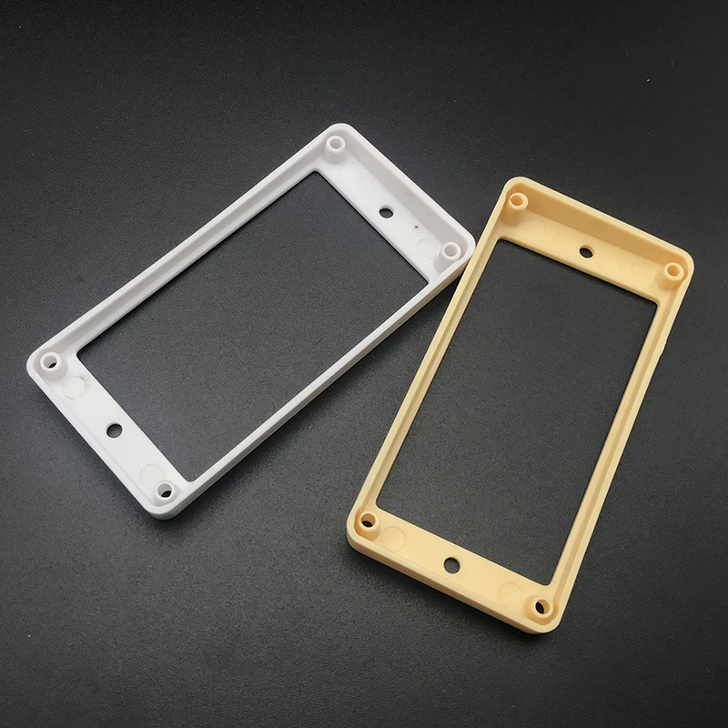 2 stücke radiant kunststoff humbucker pickup rahmen montage ring zubehör 79mm für lp elektrische gitarre dropshipping free global ship
