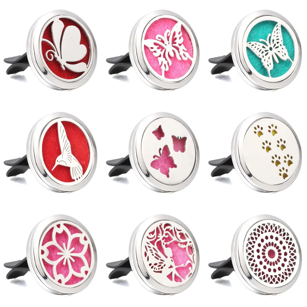 Ароматерапия медальон вентиляционный зажим из нержавеющей стали автомобильный