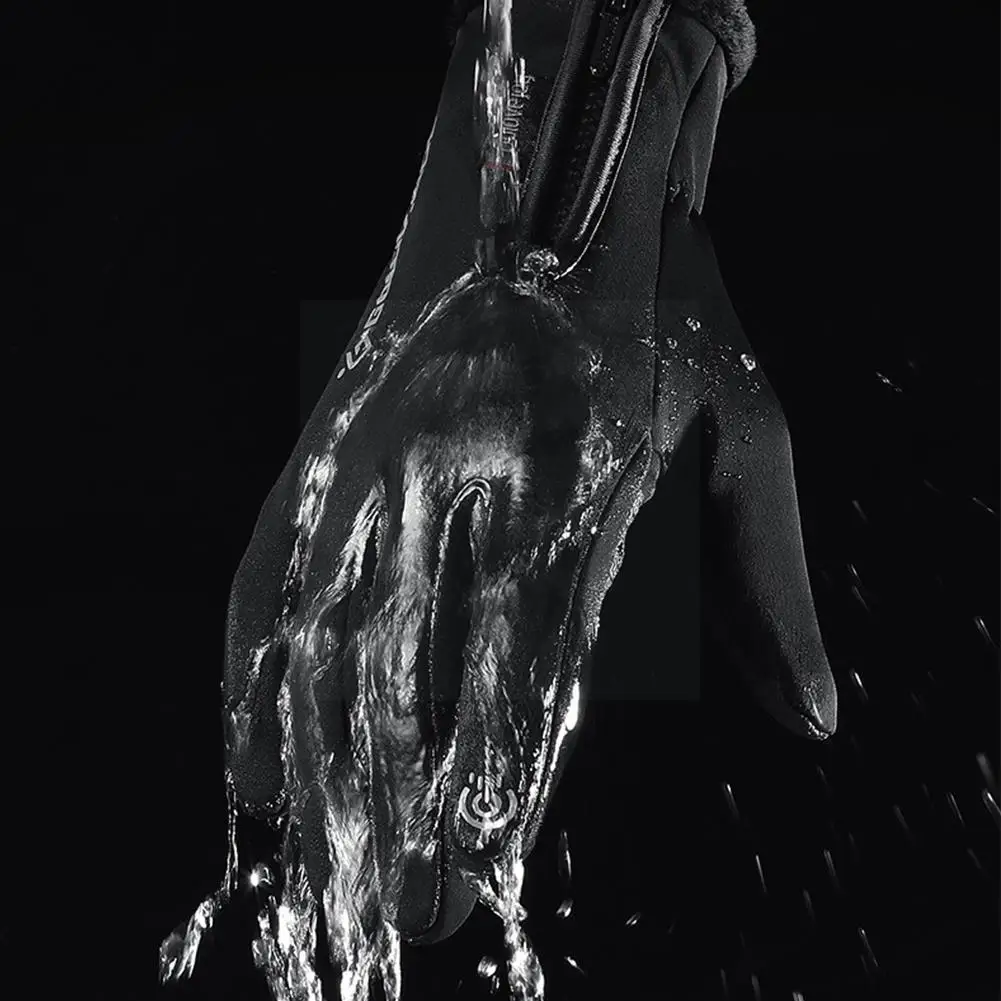 

Screen Men Cycling Gloves Waterproof Winter Bicycle Gloves Bike Glove Windproof Outdoor Ski Motorcycle Warm Scooter R O8b9