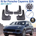 Для Porsche Cayenne 92A 2011-2017 2nd Gen автомобиля брызговик 4x крыло брызговиков Средства для укладки волос брызговик клапаном защита от брызг