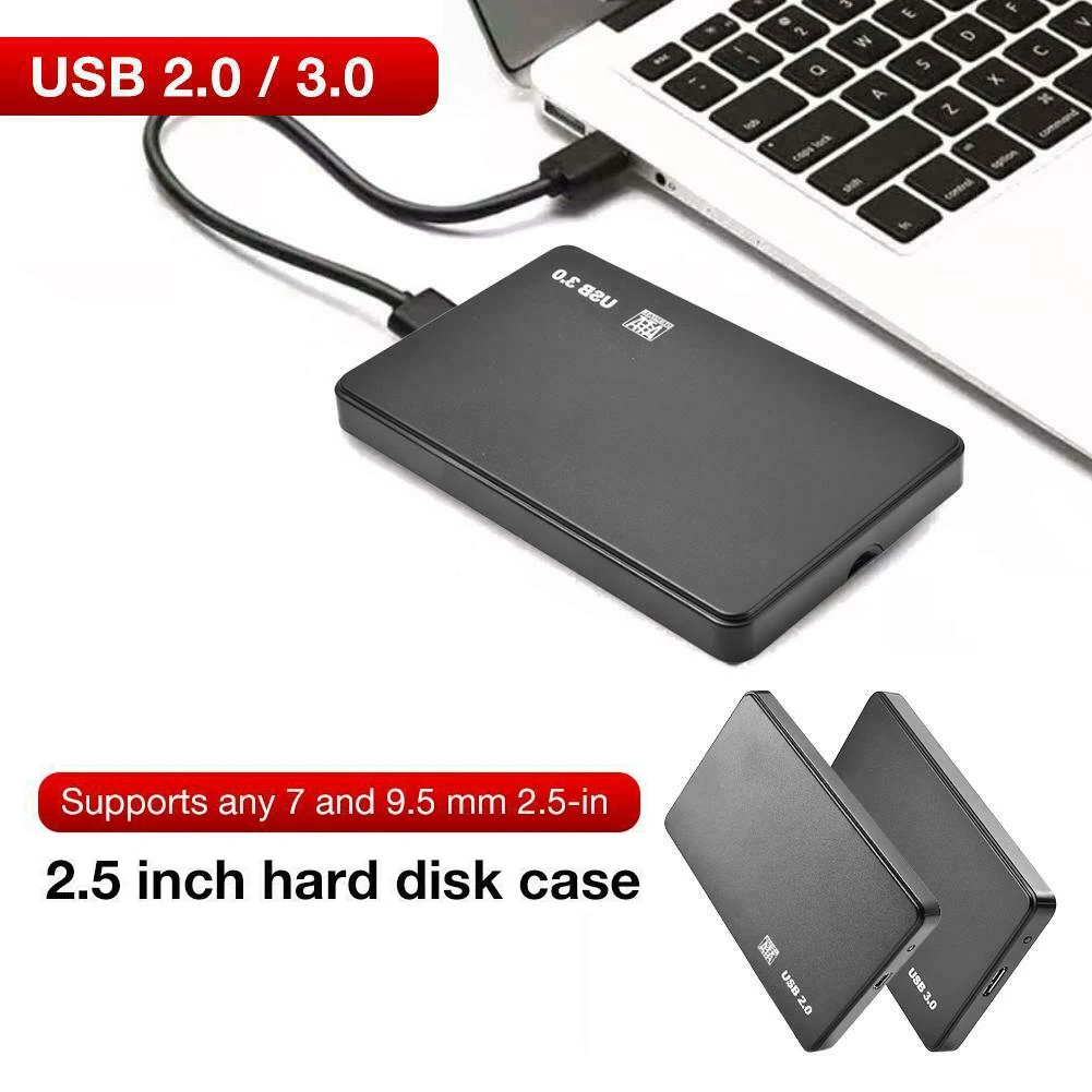 Внешний чехол для жесткого диска футляр внешнего USB 3 0/2 0 5 Гбит/с 2 дюйма SATA ПК