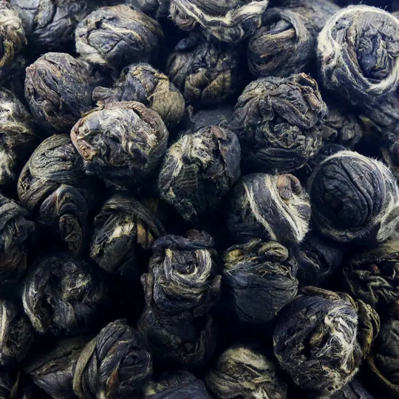 2020 свежий натуральный органический зеленый чай из жасмина жемчужный аромат