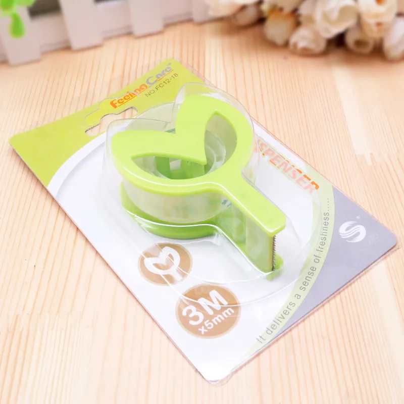 Портативный Васи диспенсер для Ленты Прозрачная Клейкая Лента Резак маскировки