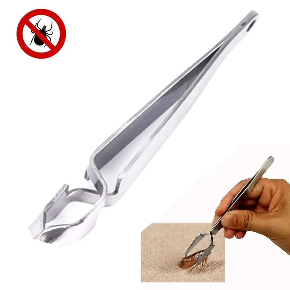 

High Quality New Pet Tick Removal Tool Stainless Steel Tick Hook Professional Tool For Cat Dog Horse Human Multi-purpose