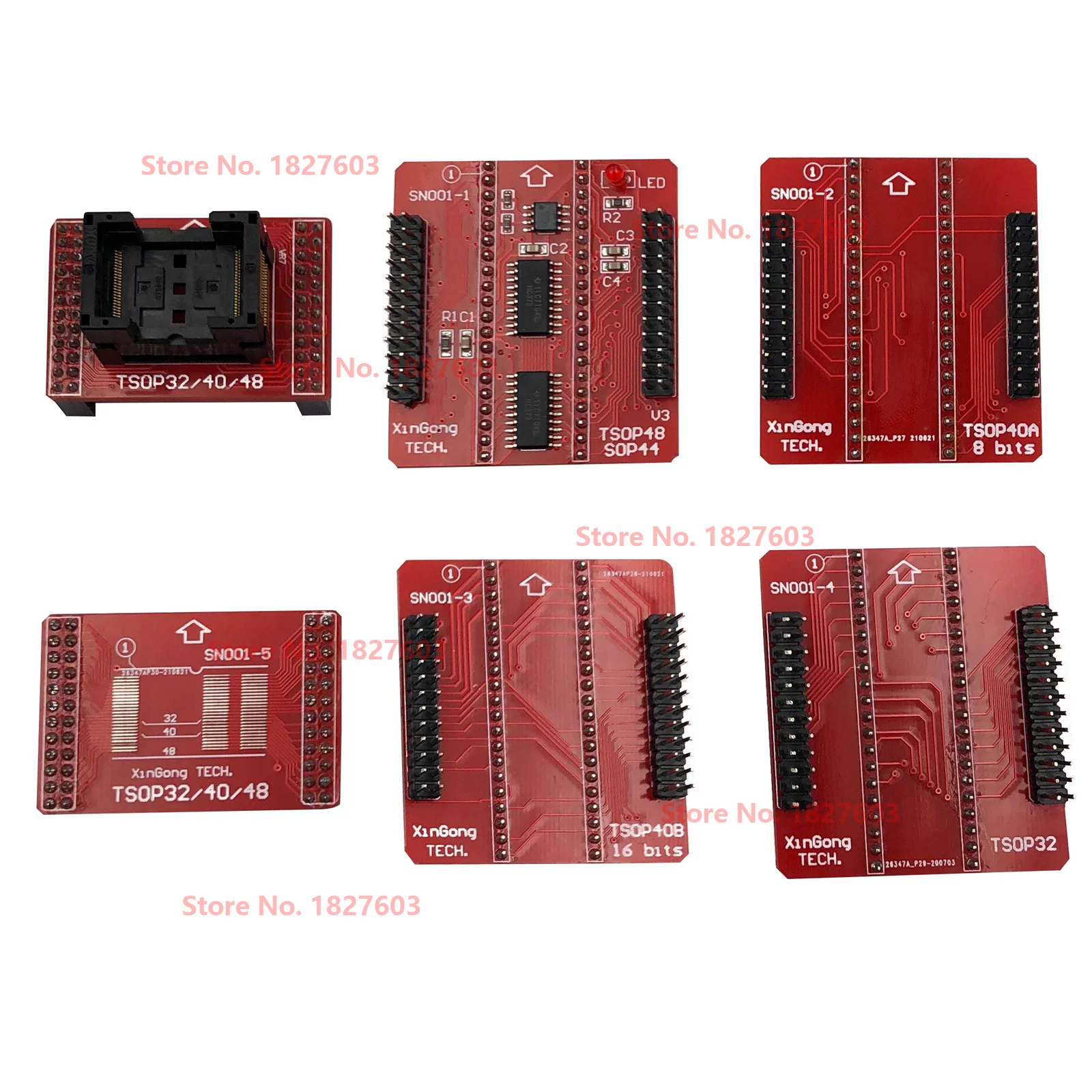 Оригинальный адаптер TSOP32 TSOP40 SOP44 TSOP48 ZIF подходит только для MiniPro TL866 TL866A TL866CS