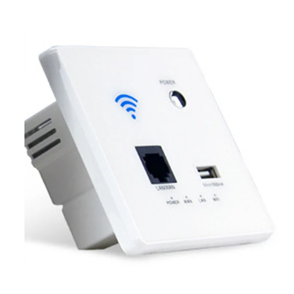 white Домашний экономичный 86 Тип настенный wifi маршрутизатор реле с usb зарядкой отель AP Панель розетка - Цвет: white
