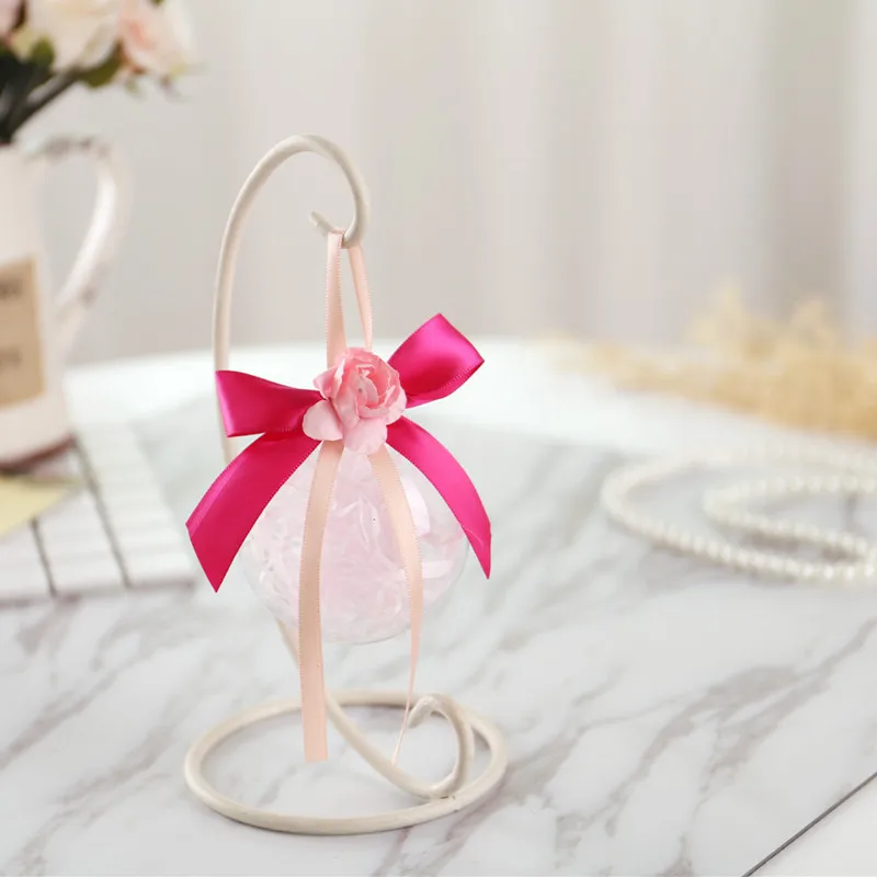 10 шт. пластиковое Рождественское украшение в виде шара прозрачные открытые