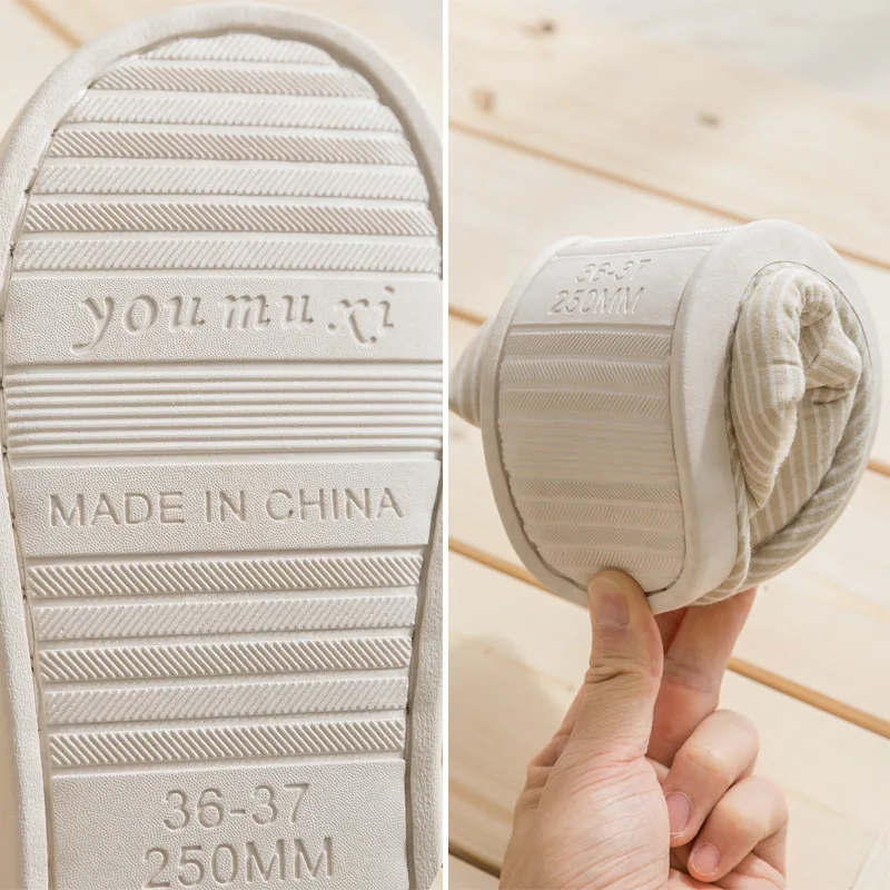 2020 женская домашняя обувь Зимние теплые тапочки Хлопковая Удобная мягкая