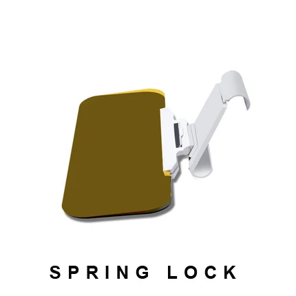 spring lock E-FOUR HD Автомобильный солнцезащитный козырек очки для водителя День Ночь затемняющее Зеркало Солнцезащитные козырьки прозрачный вид ослепительные очки товары для интерьера - Название цвета: spring lock