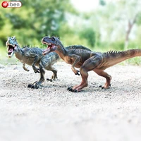 jurassic simulation allosaurus model yuelong plastic dinosaur toy solid animal model childrens boy toy