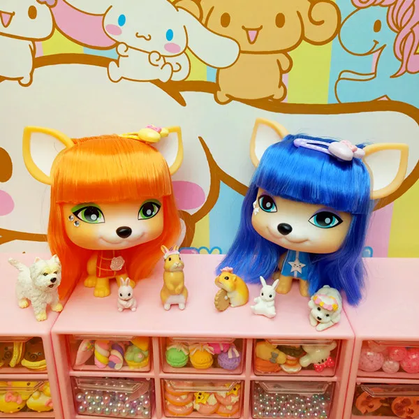 Lovely dolls pet Love VIP Dog with hair Figure Toys Puppy doll collection Kid's Gift | Игрушки и хобби