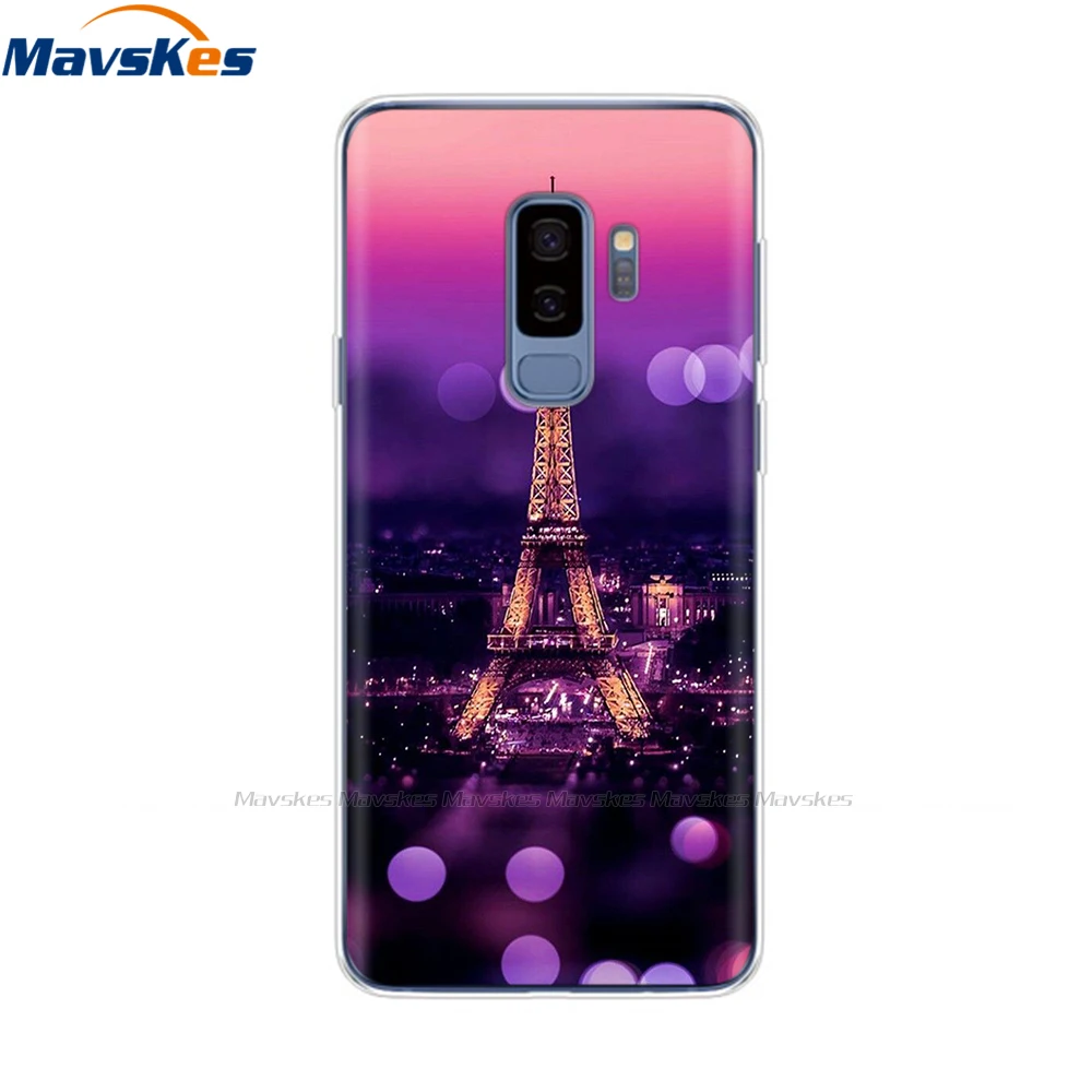 Silicone Phone Case for Samsung Galaxy S9 Case Back Cover for Samsung S9 Plus Cover Cases TPU Full 360 Protective Shell Bumper