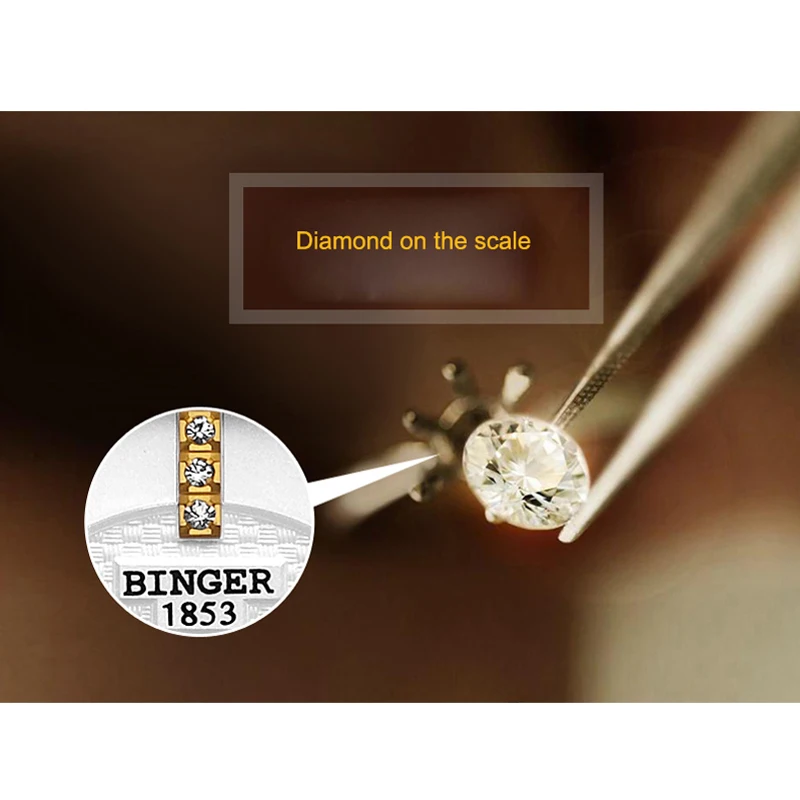 

Genuine Mans Watches BINGER1105 Business Automatic Mechanical Diamond Sapphire Waterproof Watch for Men 2020