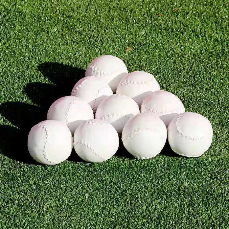 

White Baseballs Softballs Stretch Fit Hard Ball Baseballs Softballs Training Equipment Pelota Baseball Entertainment EH50BS