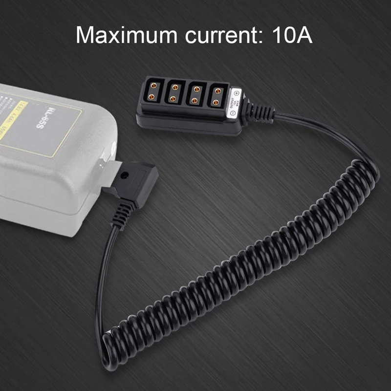 Male D-Tap B Type Splitter Power Tap to 4-Port Female P-Tap Hub Adapter Battery Photography | Электроника