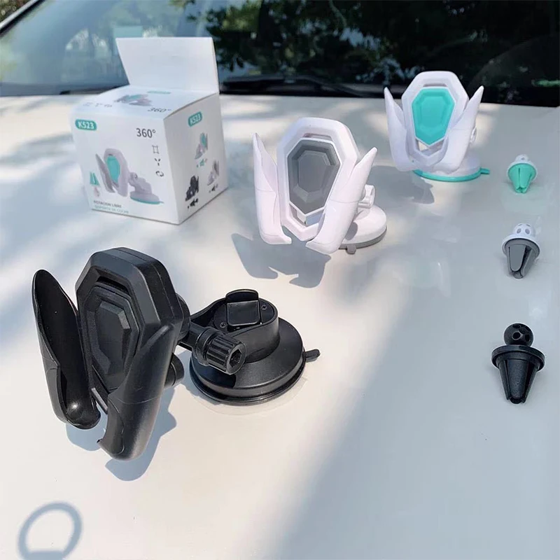

360 Free Rotation Multifunctional Car Phone Holder with Air Outlet Bracket Universal Car Bracket Car Accessories for Girls Gift