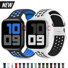 Дышащий силиконовый ремешок 44 мм для смарт-часов IWO Series 67 Z36 T100 Plus W37Pro, ремешок для смарт-часов T500 X6 W26Pro для DT100 HW22