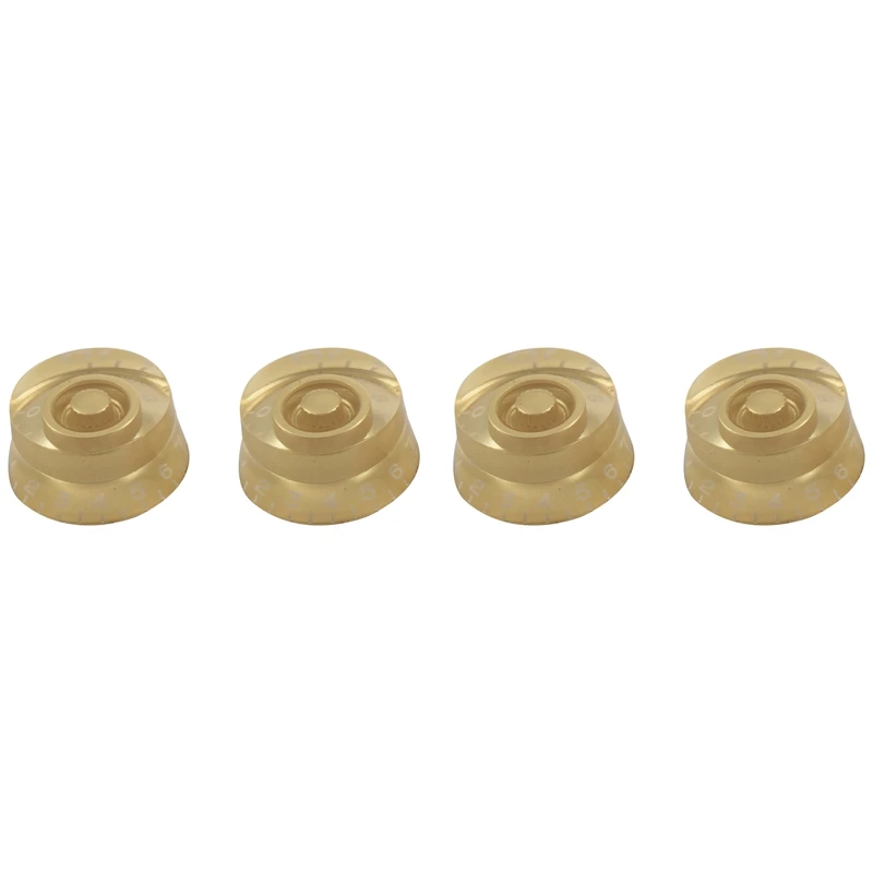 Electric Guitar Control Speed Knobs for Gibson Les Paul LP Knob Parts Replacement Gold 4 Pcs | Спорт и развлечения