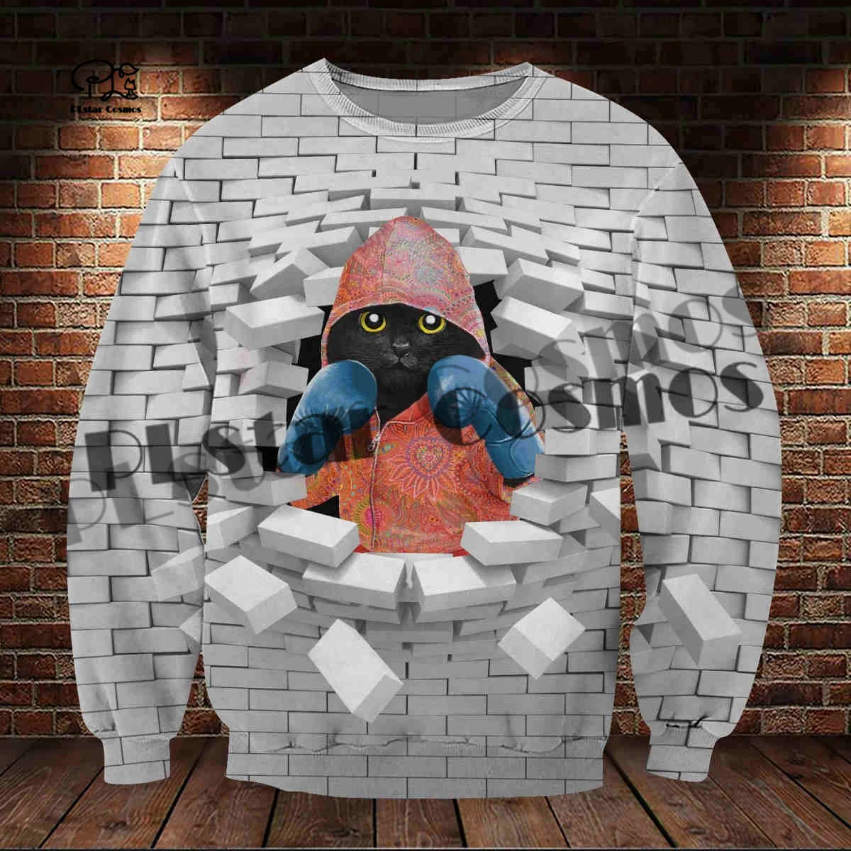 

PLstar Cosmos 3DPrint Newest Boxer Cat Animal Animal Unique Streetwear Gift Men/Women Funny Casual Hoodies/Sweatshirt/Zip Style2