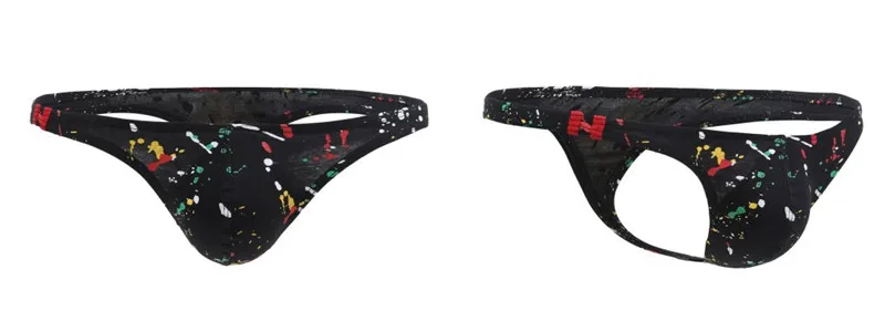 5PCS Low Waist Sexy Male Thong Underwear Men Underwear Shorts Mens Briefs Short Breathable Underpants Pouch Briefs Panties