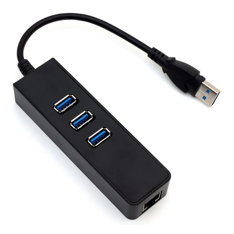 3 портовый USB 0 хаб гигабитный Ethernet адаптер кабель к сетевая карта 1000Mpbs Lan для Macbook