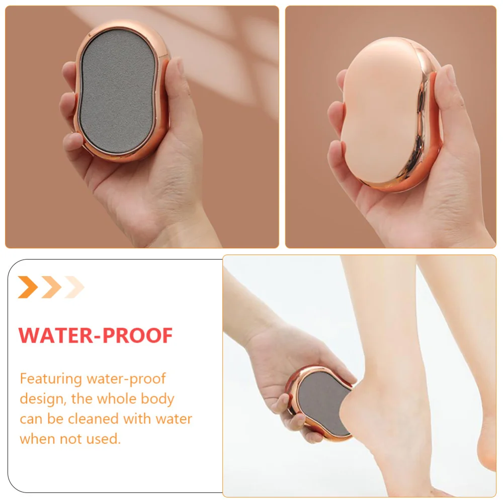 

2Pcs Electroplating Foot Grinders Foot Dead Skin Removers Useful Pedicure Tools