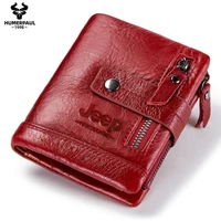 humerpual genuine leather women wallet female coin purse rfid small card holder portomonee lady walet for friend money bag