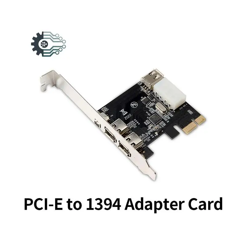 

PCI-E до 1394 Адаптерная карта PCI-E x1 до 3-портового DV видеозахвата высокой четкости с 2 * 1394A 6-контактным 1 * 1394A 4-контактным портом s