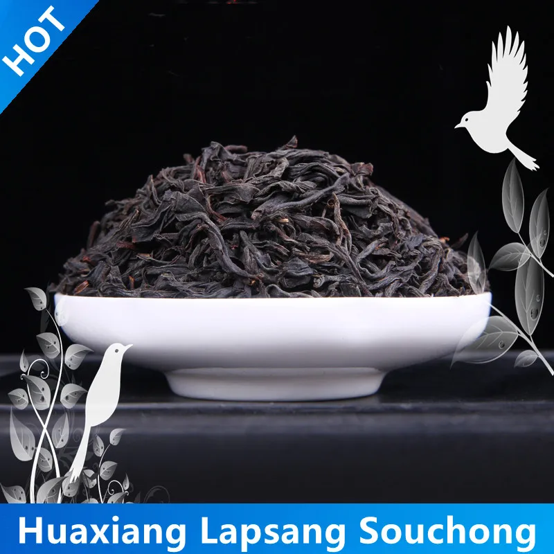 2021 Huaxiang Lapsang Souchong черный китайский чай Longan и со вкусом дыма 250 г | Дом сад